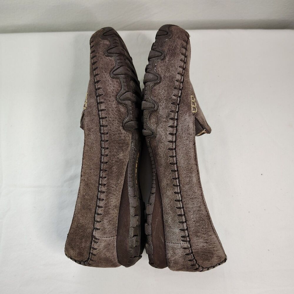 SKECHERS Relaxed Fit Memory Foam 8.5 Women's Slip-On Moccasins Shoes - Picture 6 of 8